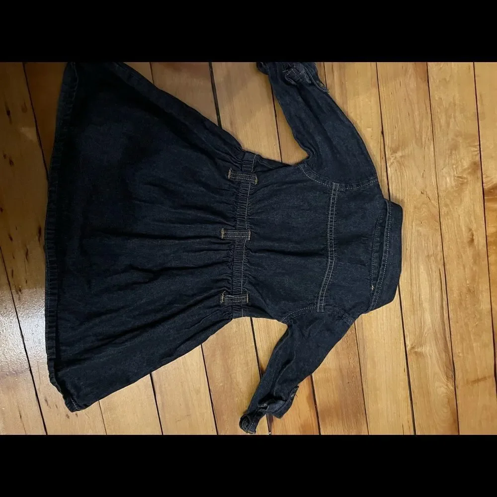 U.S Polo Association Denim Jean Dress Size 4T